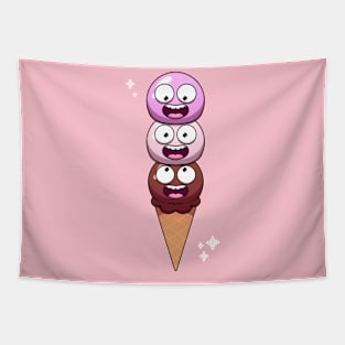 Cute Ice Cream Tapestry