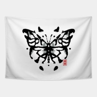 Butterfly Rorschach Test by Tobe Fonseca Tapestry