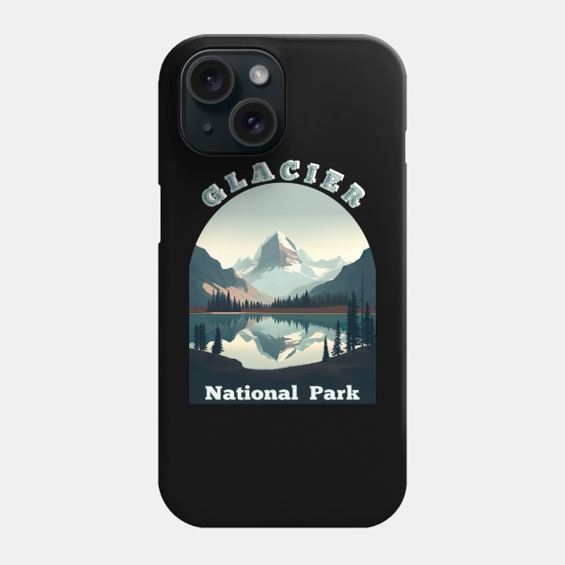 Glacier National Park Phone Case by AtkissonDesign