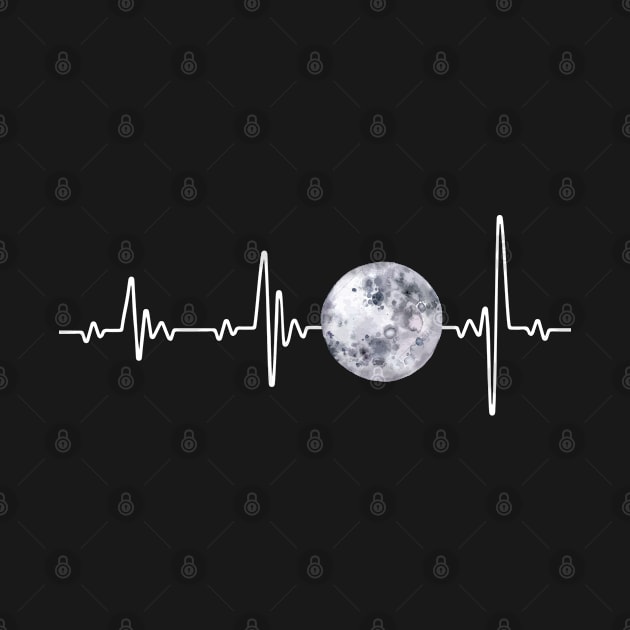 moon heartbeats by CreativeShirt