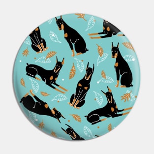 Dobermann Pattern Pin