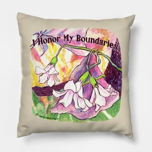 I Honor My Boundaries Pillow