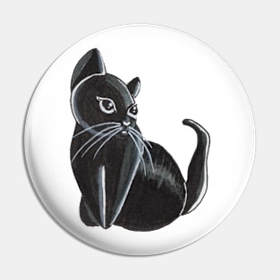 Bibi the black cat Pin