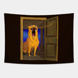 May I come in? (Adventure Time fan art from 'Stakes') Tapestry