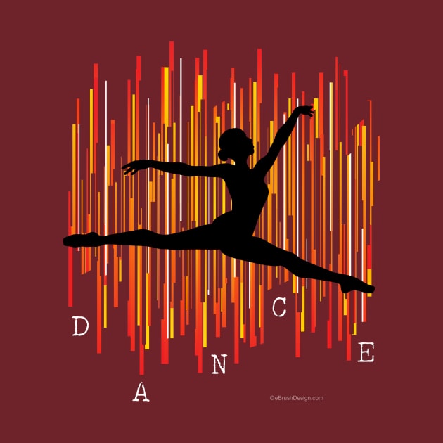 Line Dancer (Red-Orange) by eBrushDesign