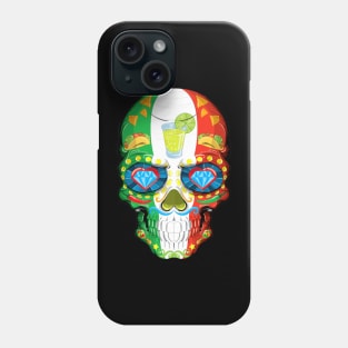 Mexican Sugar Skull Design Phone Case