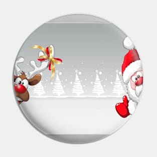 Santa claus design Pin