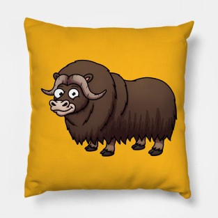 Cute Musk Ox Pillow