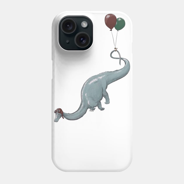 Flying Dinosaurs Phone Case by Won'tDraw