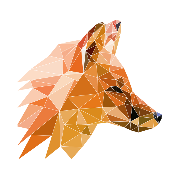 Low Poly Fox by Chokoneko