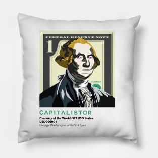 USD000001 - George Washington with Pink Eyes Pillow