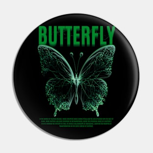 Green Butterly Pin