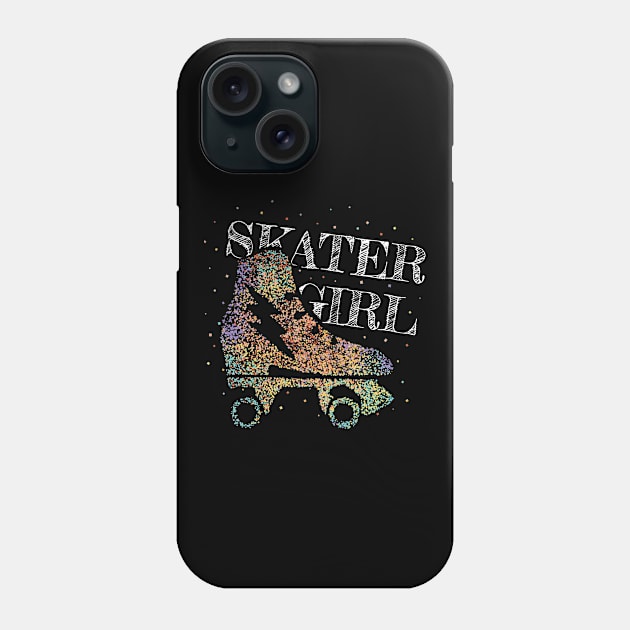 Skater Girl Roller Skate Roller Figure Skating Phone Case by Kater Karl