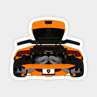 HURACAN ORANGE Magnet