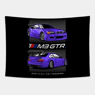 BMW M3 GTR Blue Tapestry