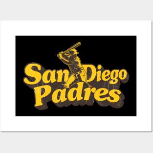 1969 San Diego Padres Artwork: Unisex Varsity Color-⁠Block Hooded Sweatshirt