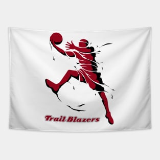 Portland Trail Blazers Fans - NBA T-Shirt Tapestry