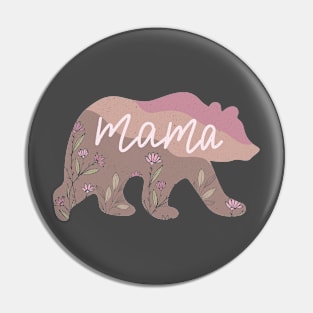 Mama Bear Floral Pin