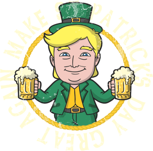 Trump Make St Patrick's Day Great Again Magnet