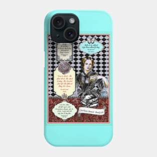 Charlotte Bronte bookclub Phone Case