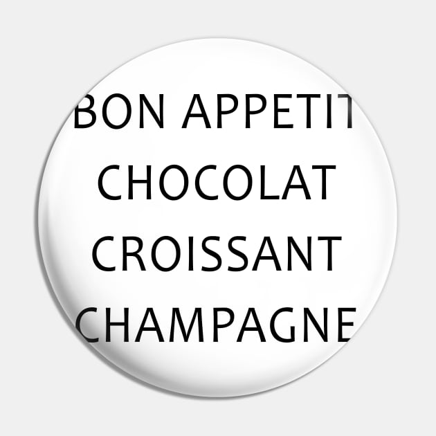 Bon Appetit Chacolat Croissant Champagne Pin by hothippo