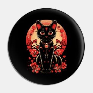 Japanese Lucky Cat | Maneki Neko Pin