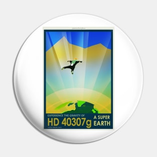 HD 40307g Concept Art Pin