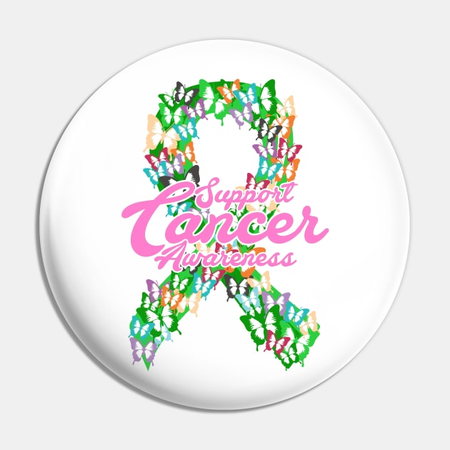 Support Cancer Awareness Pin by Andreeastore  