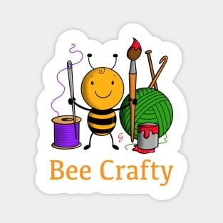 Bee Crafty! Magnet