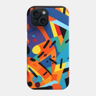 Color Chaos: The Vibrant Graffiti Mosaic Phone Case