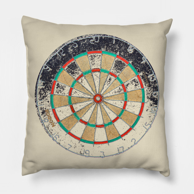 Distressed dartboard