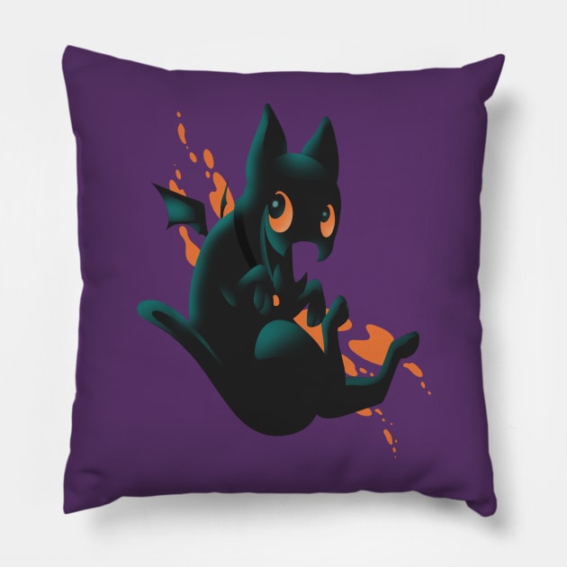 BatCat Pillow by Bill Noman