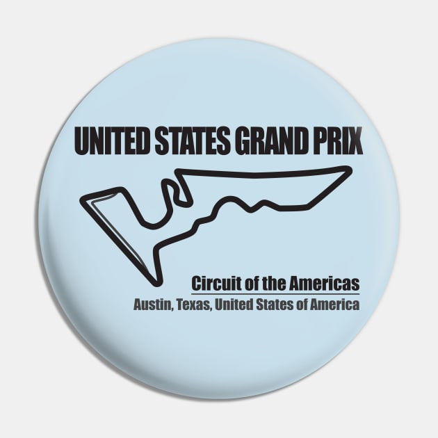 United States Grand Prix LS Pin by Chicanery