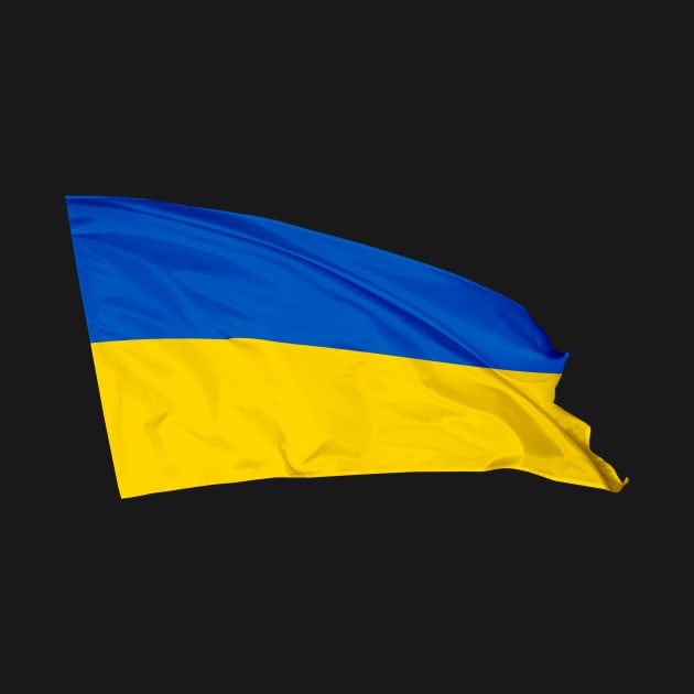 Waving flag of Ukraine by yulia-rb