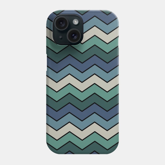 vintage zig zags Phone Case by imaginekaye