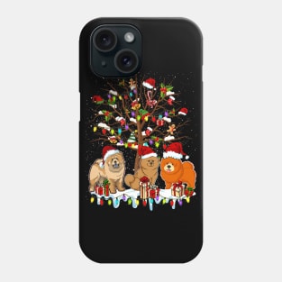 Chow Chow Christmas Tree Santa Phone Case