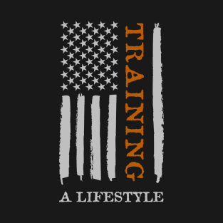 trainging American Flag T-Shirt