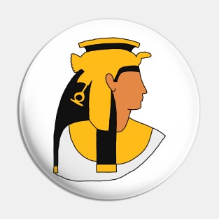 Cleopatra Illustration Pin