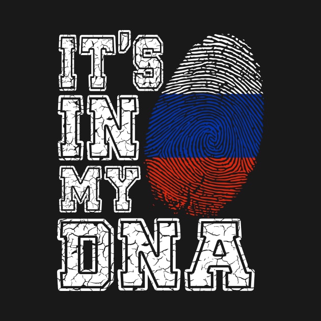 It's In My DNA Russia - Patriotic Russian Gift by biNutz