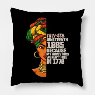 Juneteenth 1986 retro Limitied Edition Pillow