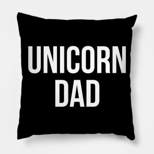 Unicorn dad funny t-shirt Pillow