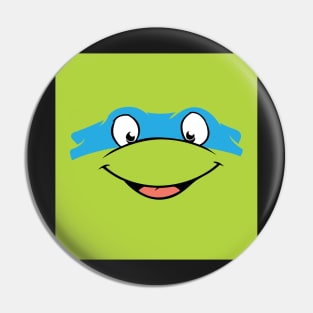 Leonardo TMNT Mask Design, Artwork, Vector, Graphic Pin