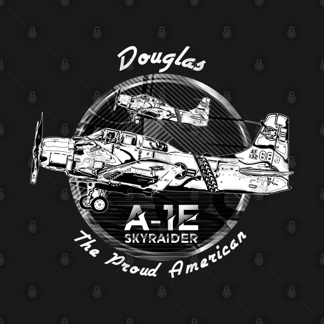 Douglas A-1 Skyraider by aeroloversclothing