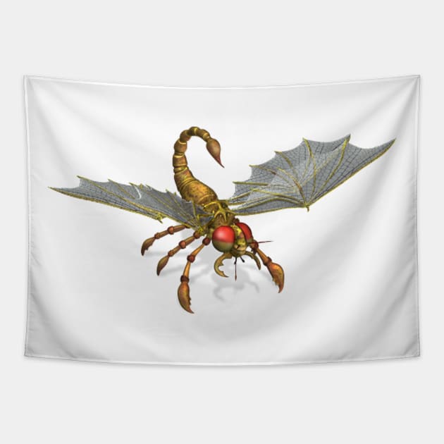 ScorpFly Tapestry by Christopher Bendt