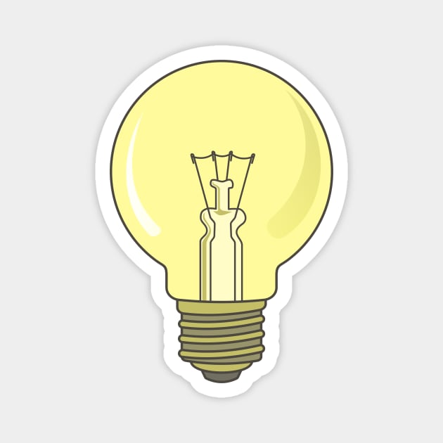 Light Bulb Magnet by sifis