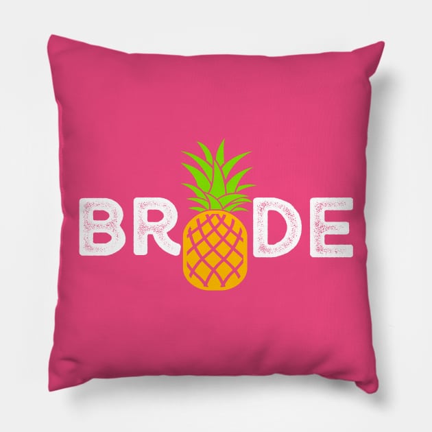 Beach Bride Pineapple Bride Shirt - Beach Bride Mother of the Bride Shirt, Pineapple Bride Shirt, Aloha Bride, Aloha Beaches Pillow by BlueTshirtCo