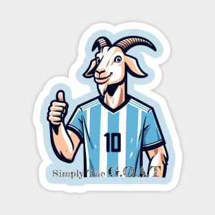 Soccer Legend Goat - Ultimate G.O.A.T. Tribute Magnet