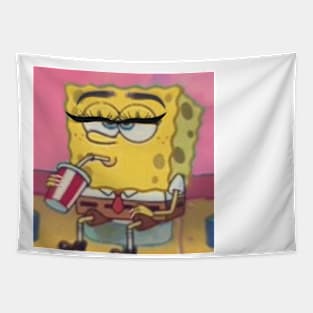 Funny Spongebob Meme Tapestry