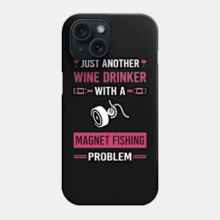 Wine Drinker Magnet Fishing Phone Case