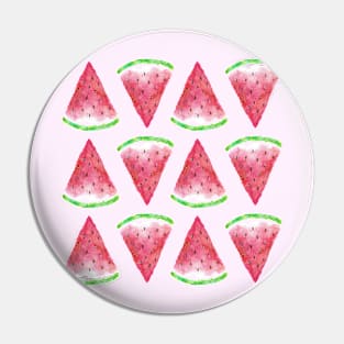 Watercolor Watermelon Pattern Pin